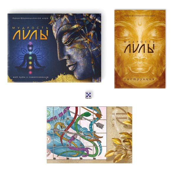 Трансформационная игра "Мудрость Лилы" игровое поле, инструкция, кубик, 16+ SIM-10349412