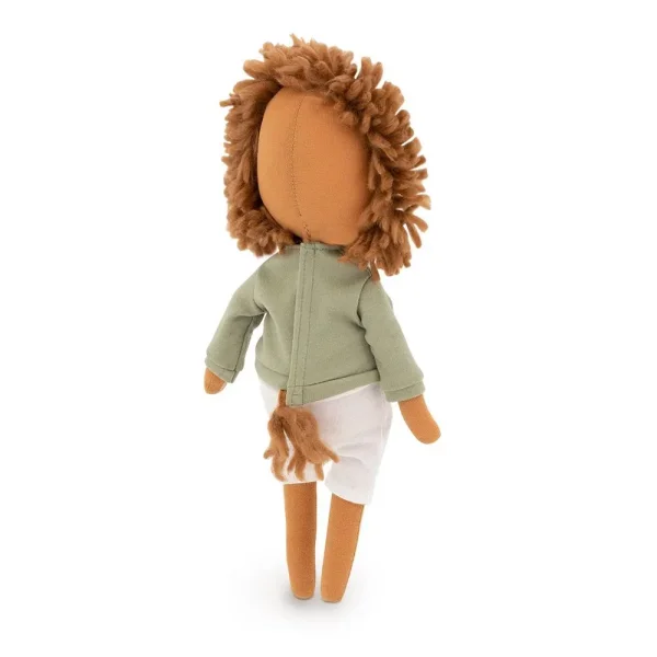 Мягкая игрушка ORANGE TOYS Лев Саймон: Зелёная толстовка 30 см ORT-CM05-16/S26
