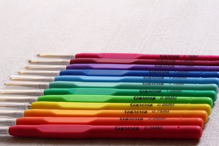 Крючок с прорезин. ручкой GAMMA сталь d 1.10 мм 13 см в блистере RCH-110