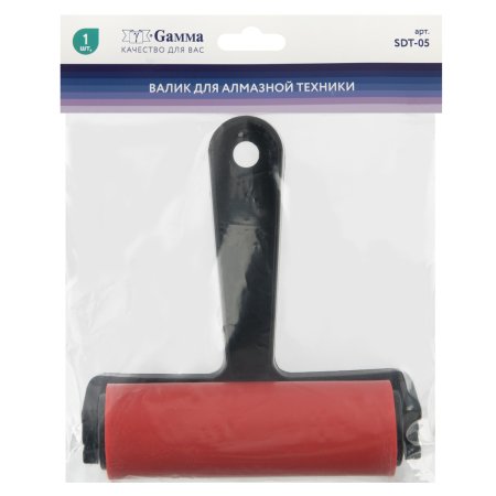Валик для алмазной техники GAMMA пластик 11.5 x 13 см в пакете с картонным еврослотом SDT-05