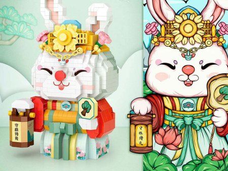 Конструктор LOZ "Кролик из китайской оперы" IT-9270_MK