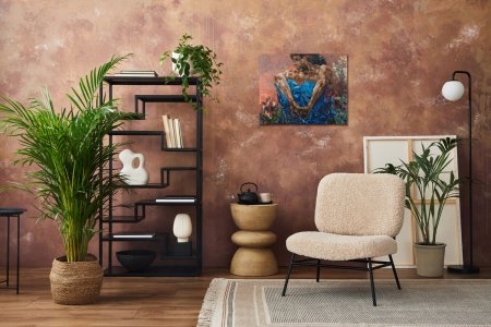 Кристальная (алмазная) мозаика ФРЕЯ на подрамнике "Демон сидящий. Михаил Врубель" 50 х 40 см GTG-ALPD-259