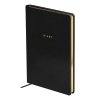 Ежедневник недатированный A5 136л. BG "Windsor. Black" кожзам, твердый переплет, черный, фольгированный срез RE-DuA5_60855