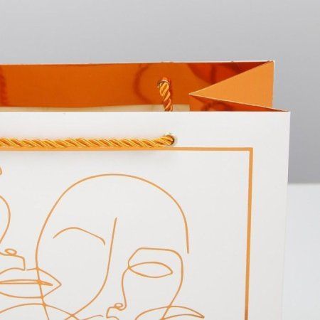 Пакет ламинированный "Бронза" 23 x 27 x 12 см SIM-7360951