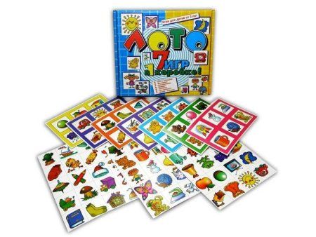 Настольная игра: Десятое королевство Лото "7 игр в 1 коробке" (большое), картонная коробка RE-42