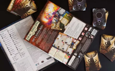 Настольная игра: Ужас Аркхэма. Карточная игра: Пир в Хемлок-Вейл. Кампания MAG915850