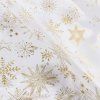 Бумага упаковочная тишью 50 х 66 см "Золотые снежинки" SIM-9561475 Бумага упаковочная тишью 50 х 66 см "Золотые снежинки" SIM-9561475