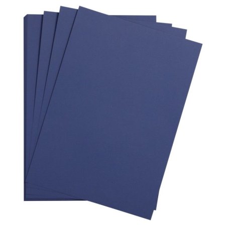 Бумага цветная CLAIREFONTAINE Maya 120 г/м2 50 x 70 см 1 л, полуночный синий (midnight blue) RH-97157C