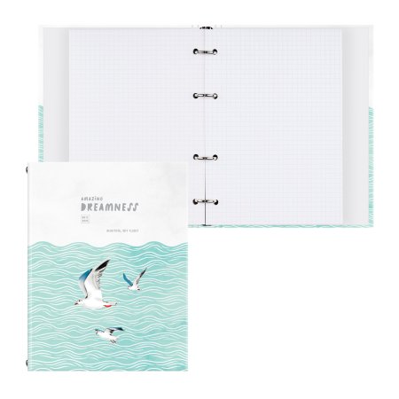 Тетрадь на кольцах 120л. A5 BG "Красивый полет" глянцевый ламинация RE-ТТ5к120_лг_11363