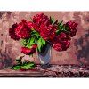 Картина по номерам на картоне ТРИ СОВЫ "Красные пионы" 30 x 40 см с акриловыми красками и кистями RE-КК_44063