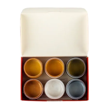 Набор гуаши СОНЕТ металлик 6 шт x 20 мл, картон NP-3641401