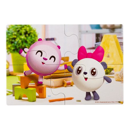 Напольный пазл Step Puzzle "Baby Step. Малышарики" 30 деталей STP-70155