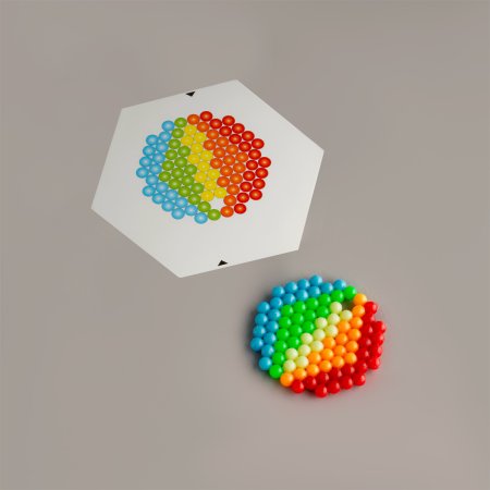 Аквамозаика ТРИ СОВЫ "Домашние питомцы" 12 x 12 см набор инструментов, трафареты, картонная коробка RE-AQB_54277