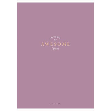 Тетрадь 80л. A4 линия ArtSpace "Моноколор. Awesome style" RE-Т80А4л_36592