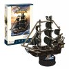 3D пазл CubicFun Серия "Корабли" Месть королевы Анны, 100 деталей UT-T4035h
