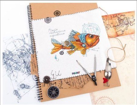 Набор для вышивания PANNA Рыба механическая M-1914