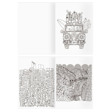 Раскраска А4 ТРИ СОВЫ "Антистресс. Вокруг света" 16 стр. RE-PА4_58082