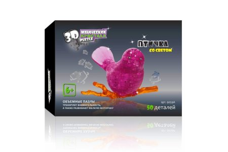 ЗD Crystal Puzzle Птичка на ветке UD-9059A