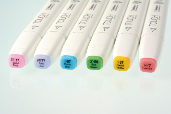 Набор маркеров TOUCH BRUSH 6 цв пастельные тона MP1200616