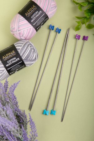 Спицы прямые GAMMA сталь d 2.0 мм 20 см под никель MK-20P-20