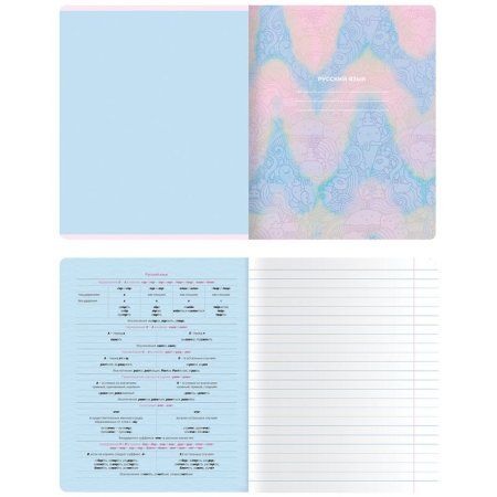 Тетрадь предметная 48л. MESHU "Candy color" - Русский язык, "софт-тач" ламинация, тиснение фольгой RE-MS_42543 Тетрадь предметная 48л. MESHU "Candy color" - Русский язык, "софт-тач" ламинация, тиснение фольгой RE-MS_42543