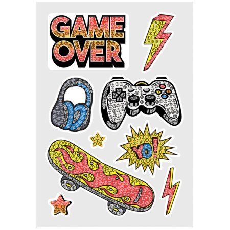 Алмазная мозаика, наклейки ТРИ СОВЫ "Главный герой" пакет с европодвесом RE-АМН_48218