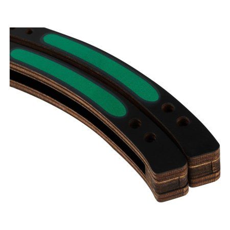 Нож деревянный ТРИ СОВЫ Бабочка "Волны Изумруд" пакет с европодвесом RE-НД2БК001