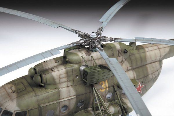 Сборная модель: Советский многоцелевой вертолет Ми-8МТ (масштаб 1/48) З-4828