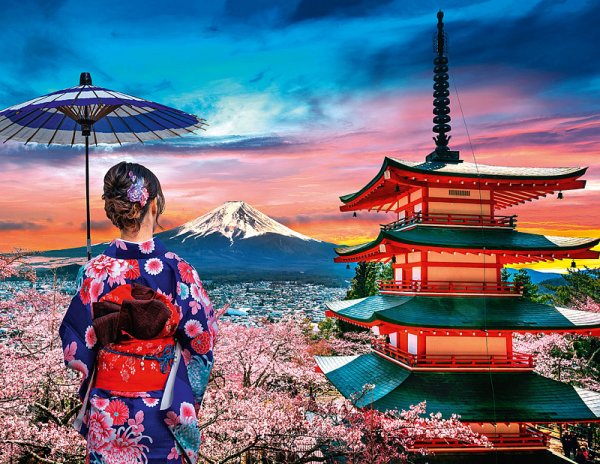 Пазл Step Puzzle 1000 "Вид на Фудзи" STP-79823