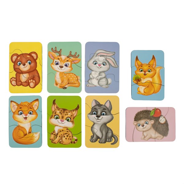 Деревянный пазл Десятое королевство "Лесные жители" 24 элементов KOR-04874