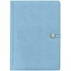 Ежедневник недатированный A5 136л. OfficeSpace "Pastel shades" кожзам, светло-голубой, застежка-гвоздик RE-ENA5_39932