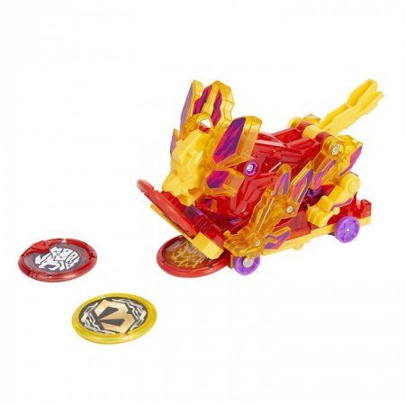 Дикие Скричеры. Машинка-трансформер Флэйминг Лайон S2. ТМ Screechers Wild ROS-39123