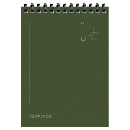 Блокнот А6 80л. ArtSpace "Deep monocolor" на гребне, глянцевая ламинация, твердая обложка RE-Бт6к80гр_51062