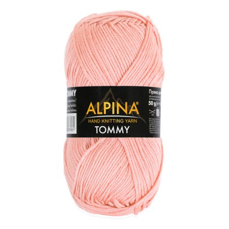 Пряжа ALPINA Tommy 100% микнес 1 х 50 г 130 ± 10 м №016 яр.розовый ALP-TOM-016