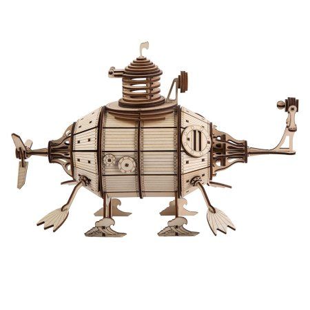 ЗD пазл REZARK Серия "Механика" Подводная лодка, 170 элементов, фанера ST0398