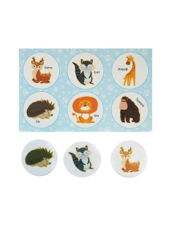 Лото с пластиковыми фишками "Логика" 6 карточек, 36 фишек, 3+ KOR-04520