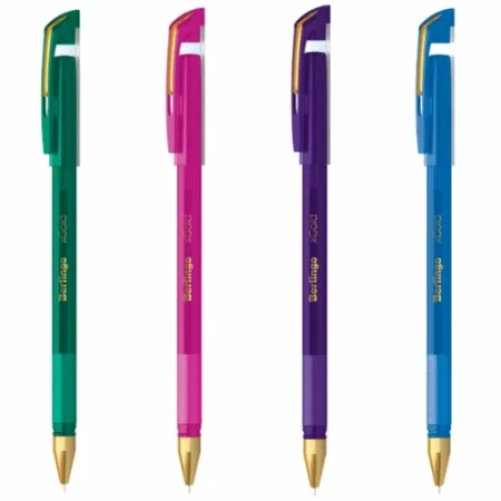 Ручка шариковая Berlingo "xGold", 0.7 мм, игольчатый стержень, грип