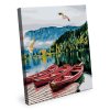 Набор для раскрашивания по номерам (холст на подрамнике) ФРЕЯ 50 х 40 см "Причал на озере" PNB/PL-385