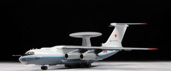 Сборная модель: Российский самолет дальнего радиолокационного обнаружения и управления А-50, З-7024