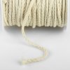 Шнур для плетения 50 м ± 1 м/100 г d 3 мм хлопок без сердечника неокрашеный SIM-10229382