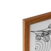 Рамка деревянная (МДФ) OfficeSpace 21 x 30 см №1 небьющееся стекло, мокко RE-FPmdf_67157