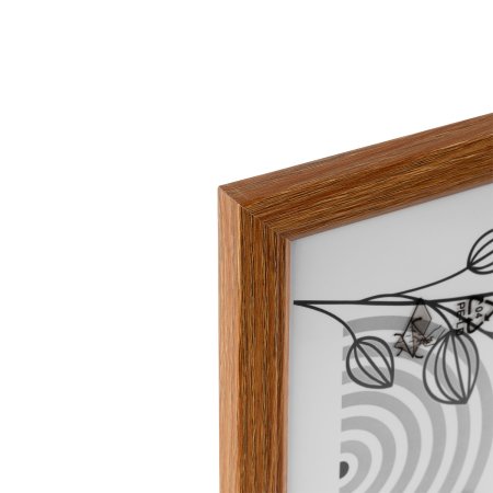 Рамка деревянная (МДФ) OfficeSpace 21 x 30 см №1 небьющееся стекло, мокко RE-FPmdf_67157