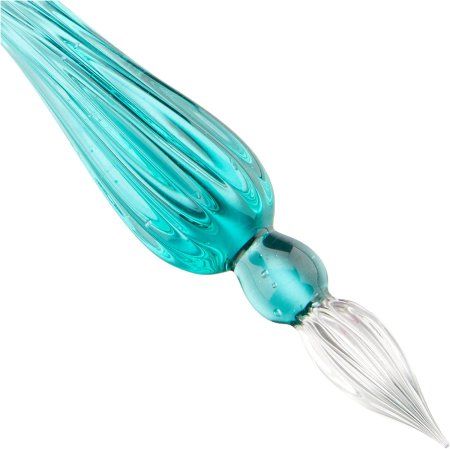 Ручка-перо стеклянная J. Herbin 18 см Бирюзовая RH-21433T
