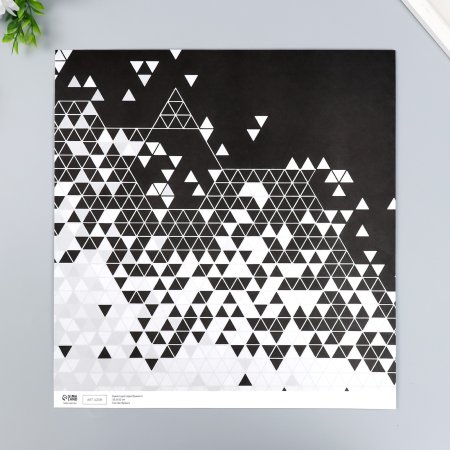 Бумага для скрапбукинга двусторонняя 10 л 30.5 x 32 см 180 г/м2 "Стиль" SIM-7986332