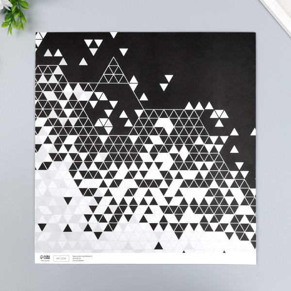 Бумага для скрапбукинга двусторонняя 10 л 30.5 x 32 см 180 г/м2 "Стиль" SIM-7986332