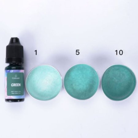 Краска пигмент для воска 10 мл зеленый SIM-9759473 Краска пигмент для воска 10 мл зеленый SIM-9759473