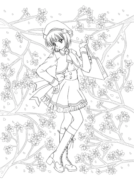 Раскраска WOW MANGA для творчества и вдохновения EKS-552442