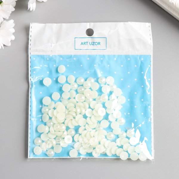 Набор для творчества половинка жемчужины d 0.8 см 20 г 1364527