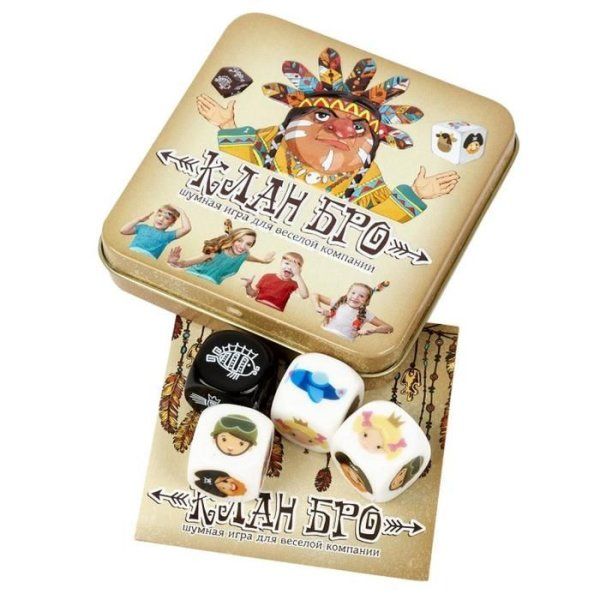 Настольная игра: Клан Бро (жестяная коробочка) MAG03727
