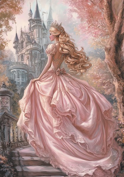 Пазл 500 элементов ФРЕЯ "Принцесса в розовом платье" PZL-500/90 Пазл 500 элементов ФРЕЯ "Принцесса в розовом платье" PZL-500/90